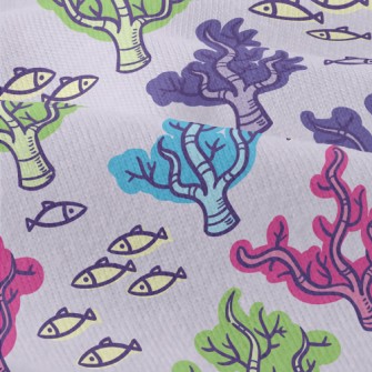 Colorful Corals And Small Fish Modern Jersey