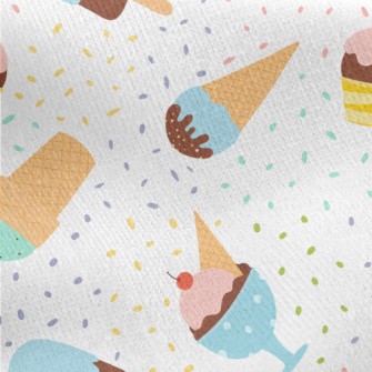Colorful Chocolate Flavored Ic Jersey Backed Fleece