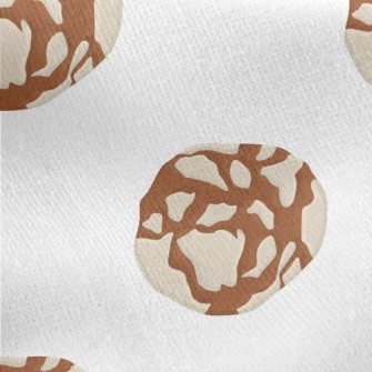 White Frosting Cookies Jersey Backed Fleece