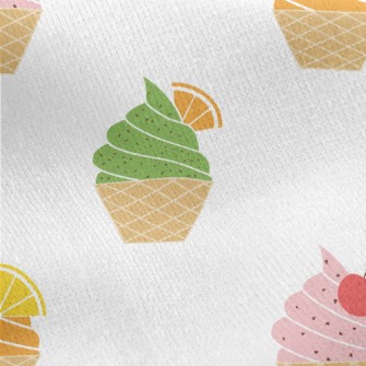 Various Fruits And Chocolate I Jersey Backed Fleece