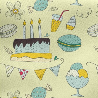 Graffiti Birthday Cake Drink I Jersey Backed Fleece