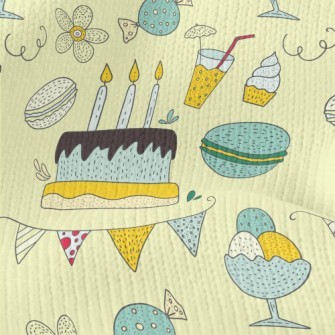 Graffiti Birthday Cake Drink I Stretch Jersey