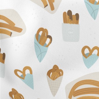 Delicious Crispy Churros Lightweight Cotton Poplin