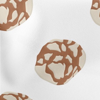 White Frosting Cookies Lightweight Cotton Poplin