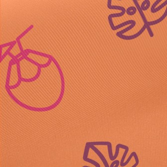 Coconut Cocktail And Monstera  Midweight Cotton Poplin