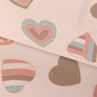 Colorful Various Shapes Of Lov Waterproof Oxford