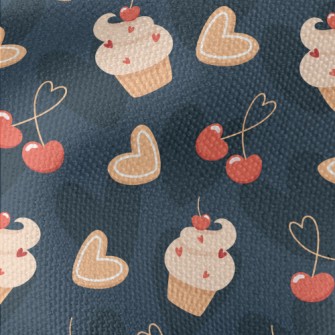 Cherry Cake Heart Cherry Waterproof Canvas