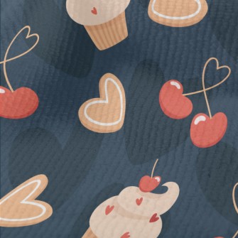 Cherry Cake Heart Cherry Terry