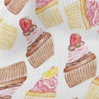 Hand Drawn Watercolor Cupcakes Terry