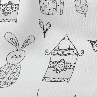 Black And White Simple House B Terry