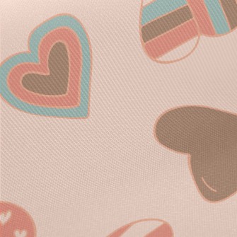 Colorful Various Shapes Of Lov Twill