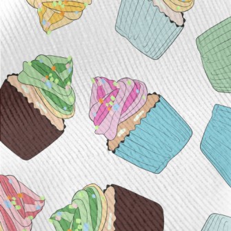 Assorted Colorful Cup Cakes Standard Corduroy