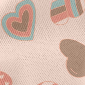 Colorful Various Shapes Of Lov Standard Corduroy