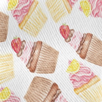 Hand Drawn Watercolor Cupcakes Standard Corduroy