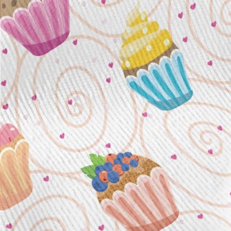 Colorful Small Cakes With Diff Standard Corduroy