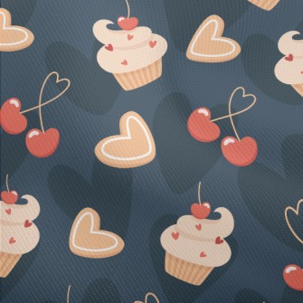 Cherry Cake Heart Cherry Dobby