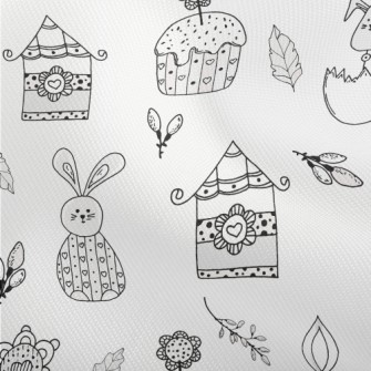 Black And White Simple House B Dobby