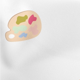 Cute Graffiti Palette Stretch Ponte