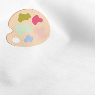 Cute Graffiti Palette Micro Fleece