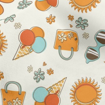 Hot Summer Pattern Micro Fleece