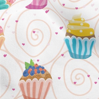 Colorful Small Cakes With Diff Micro Fleece