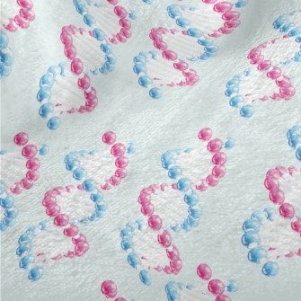 3D Red And Blue DNA Minky
