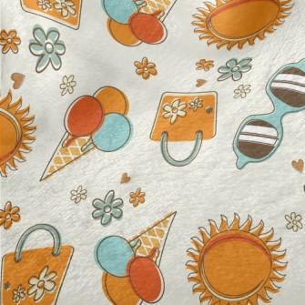 Hot Summer Pattern Minky