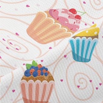 Colorful Small Cakes With Diff Piqué