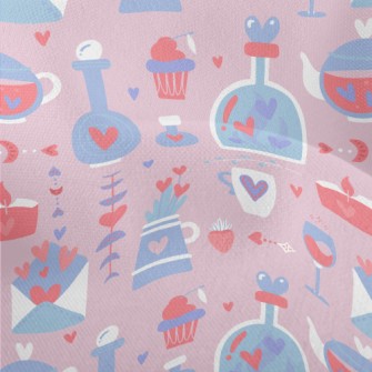 Love Valentine&#39;s Day Graph Lightweight Performance Linen