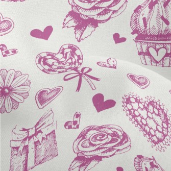 Valentine&#39;s Day Cake Gift  Lightweight Performance Linen