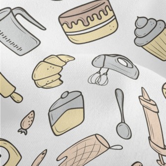 Baking Cakes And Utensils Lightweight Performance Linen