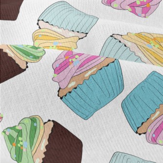 Assorted Colorful Cup Cakes Modern Jersey