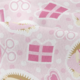 Pink Hedgehog And Baby Carriag Modern Jersey