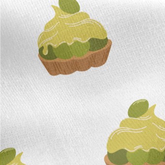 Green Grape Flavor Cake Jersey Backed Fleece