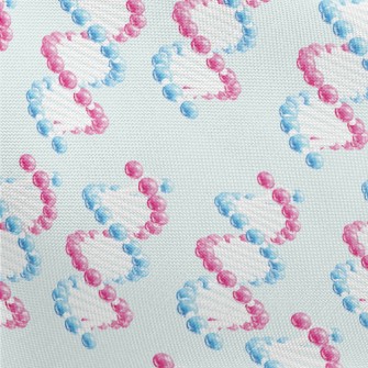 3D Red And Blue DNA Pongee