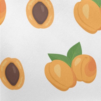 Doodle Delicious Orange Aprico Pongee