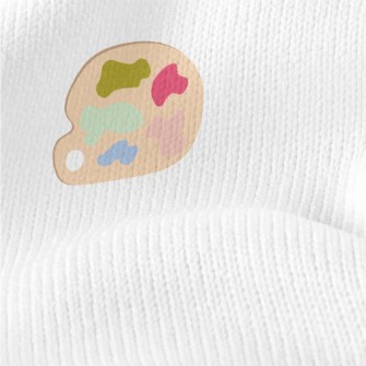 Cute Graffiti Palette Stretch Jersey