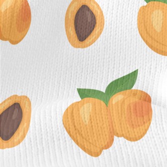 Doodle Delicious Orange Aprico Stretch Jersey
