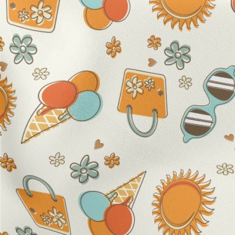 Hot Summer Pattern Lightweight Cotton Poplin