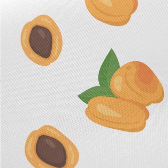 Doodle Delicious Orange Aprico Midweight Cotton Poplin