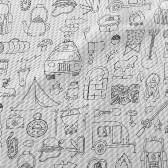 Camping Equipment And Supplies Birdseye Piqué