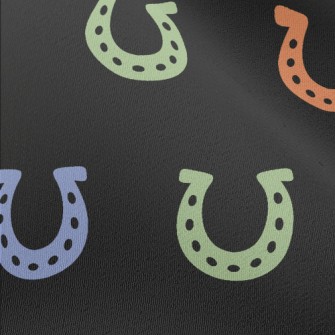 Colorful Horseshoe Pattern Chiffon