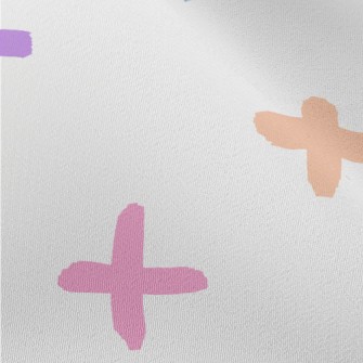 Colorful Hand Painted Cross Chiffon