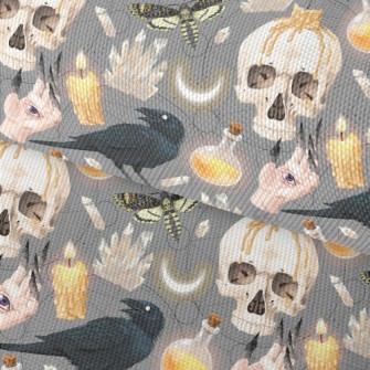 Ghost Hand Skull Crow Candle Waterproof Oxford
