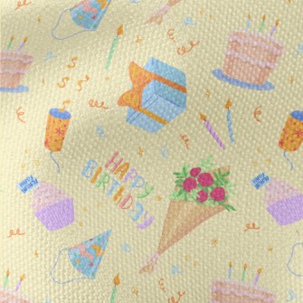Birthday Cake Gift Firecracker Waterproof Canvas