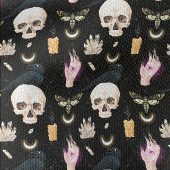 Skull Candle Crow Insect Ghost Waterproof Canvas