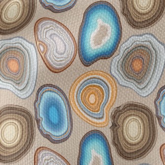 Geode And Agate Facet Patterns Waterproof Canvas
