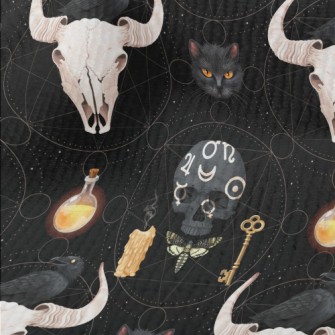 Ox Bone Potion Black Cat Key Terry
