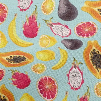 Tropical Exotic Fruits Performance Linen
