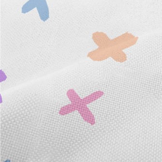 Colorful Hand Painted Cross Performance Linen